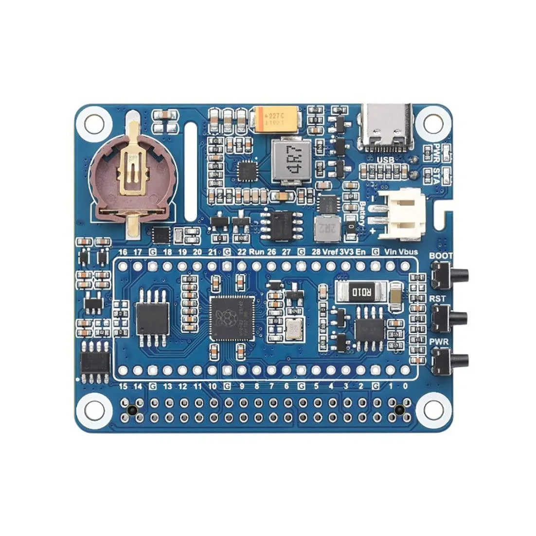LORDWORLD LORDWORLD Power Management HAT for Raspberry Pi development board — product photo