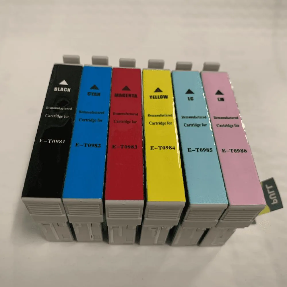 Ninestar Technology Ninestar Technology 6 Pack High-Yield Ink Cartridge for Epson 98 99 T0981 T0986 — product photo