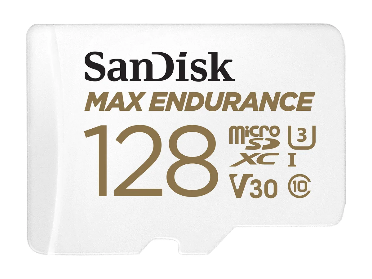 SanDisk SanDisk MAX ENDURANCE microSDXC 128GB U3 V30 SDSQQVR-128G-GN6IA memory card — product photo