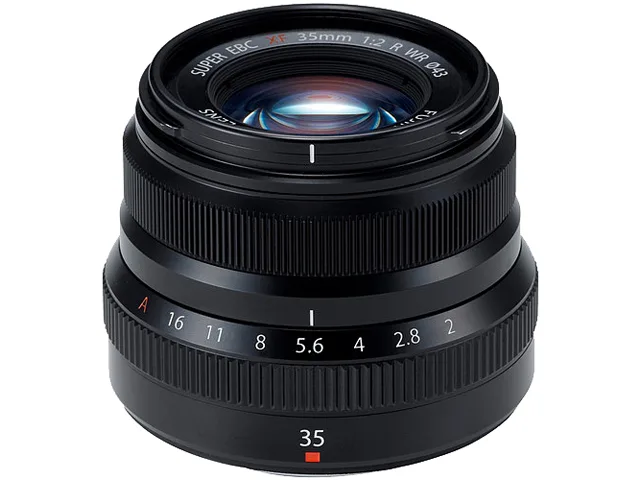 FUJIFILM FUJIFILM 16481878 XF 35mm f2 R WR camera lens Black — product photo