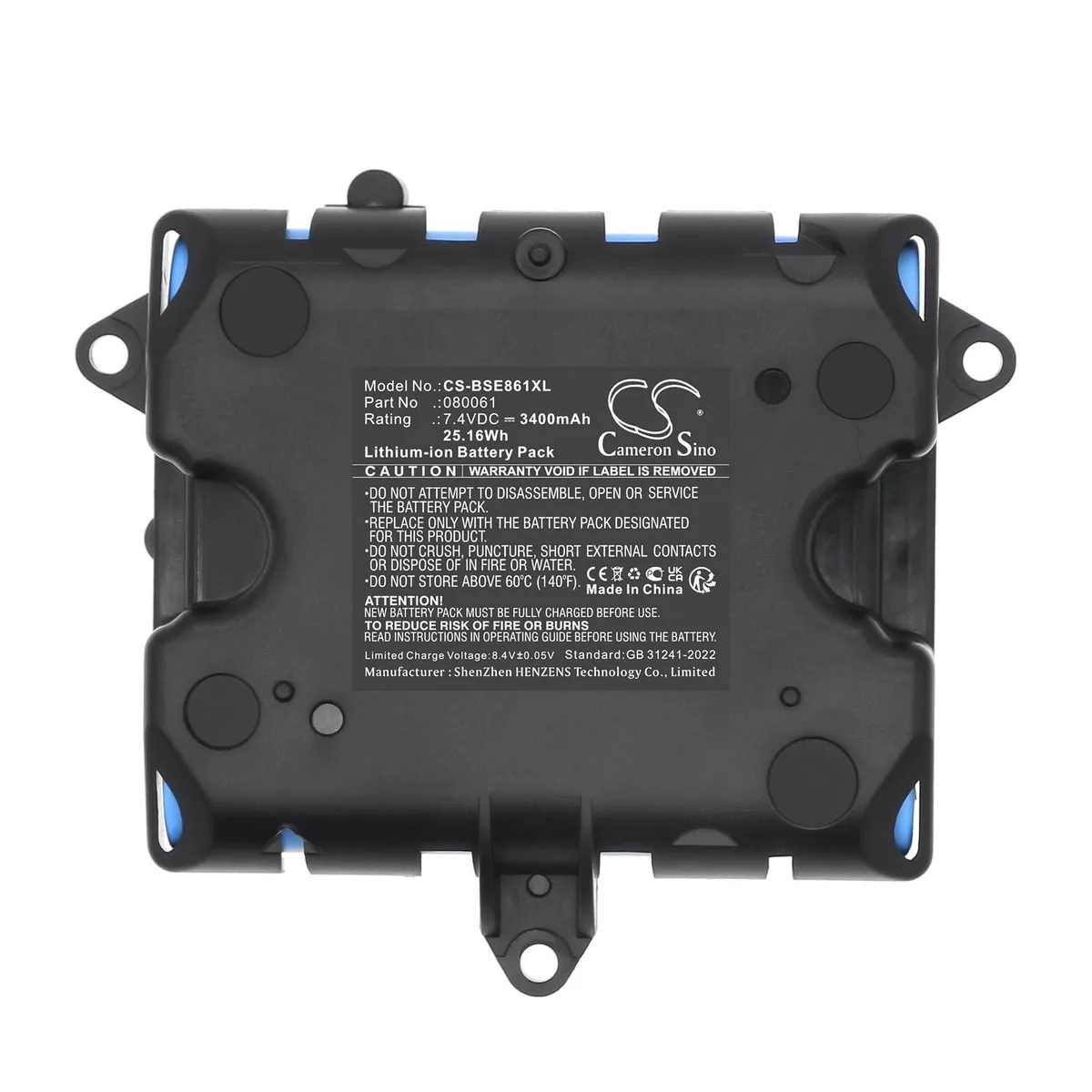  Cameron Sino Battery for Bose SoundLink Revolve+ 2 3400mAh 7.4V — product photo