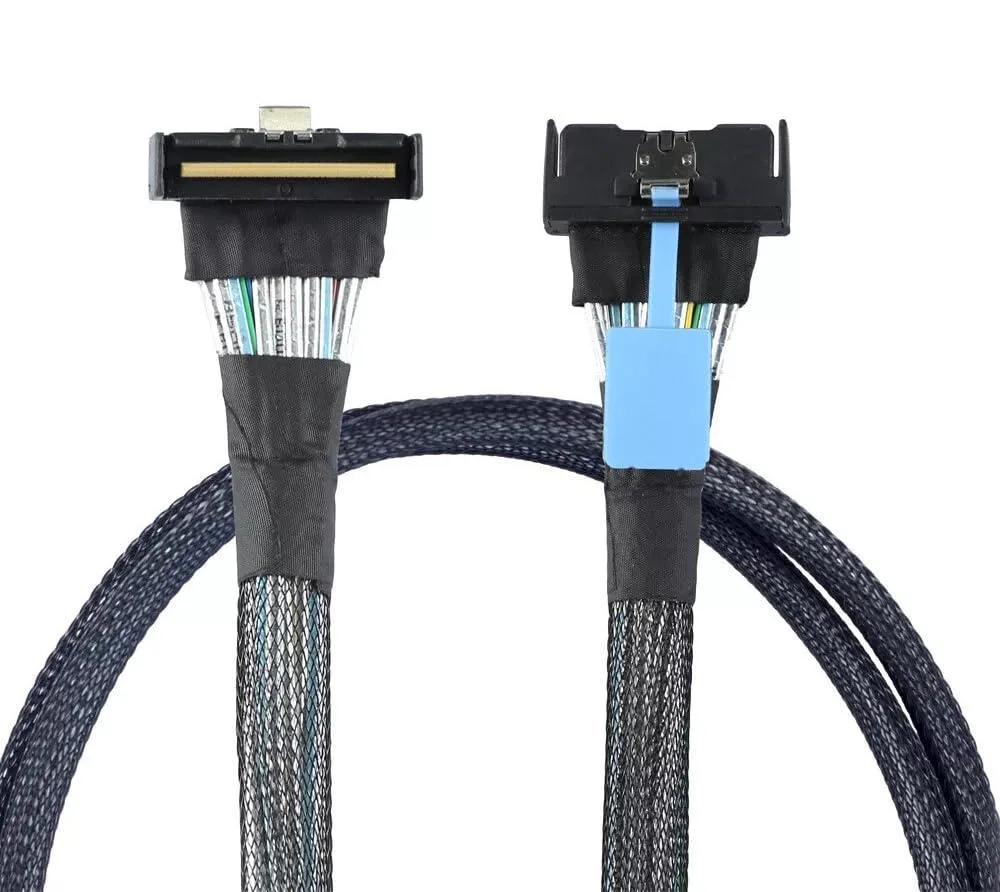 Vszerda Vszerda MCIOSFF8654-R Right Angle SAS MCIO SFF-8654 8I 5.0 74P 0.5m — product photo