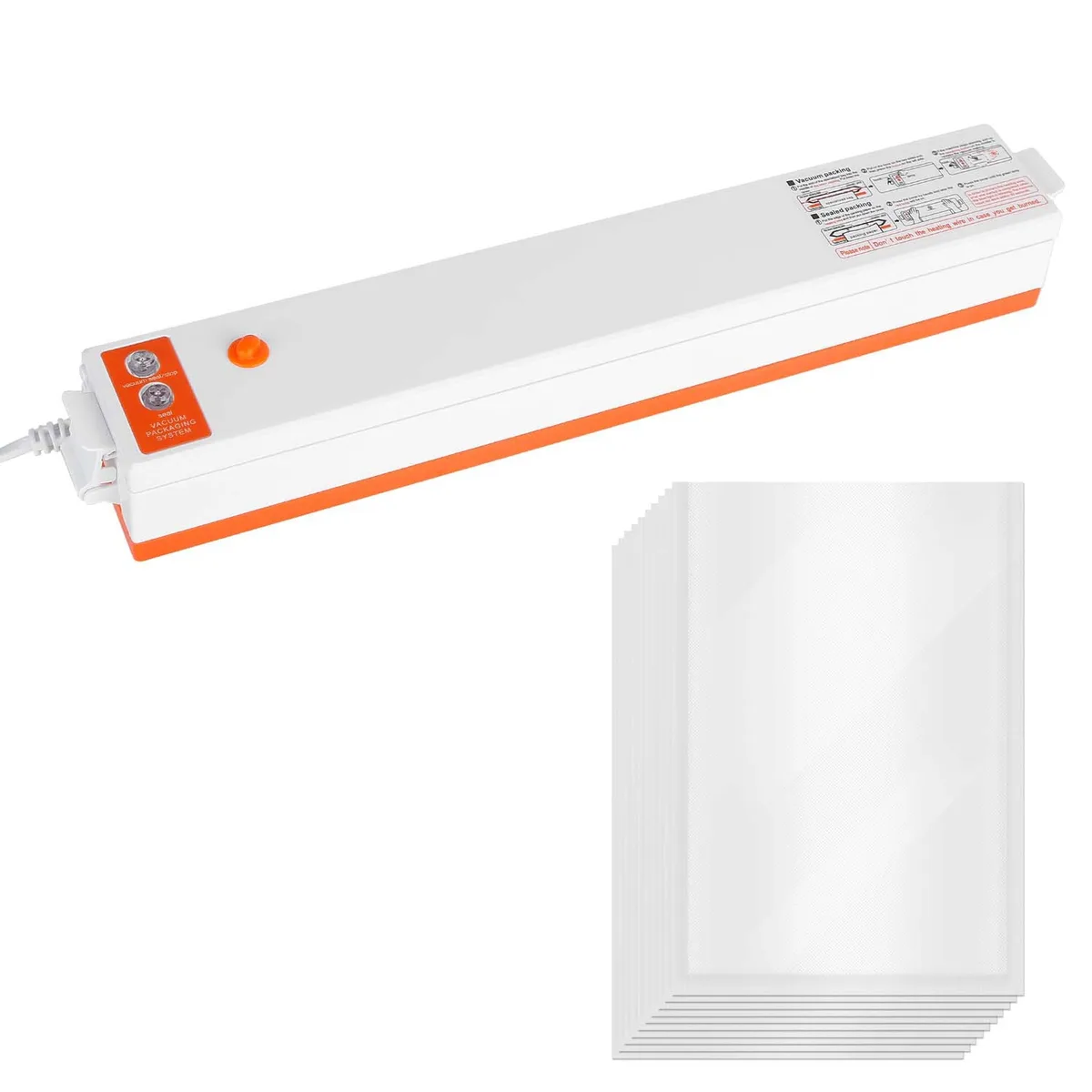 Fresh Fab Finds Fresh Fab Finds Electric Vacuum Sealer Machine Automatic Food Saver White — product photo