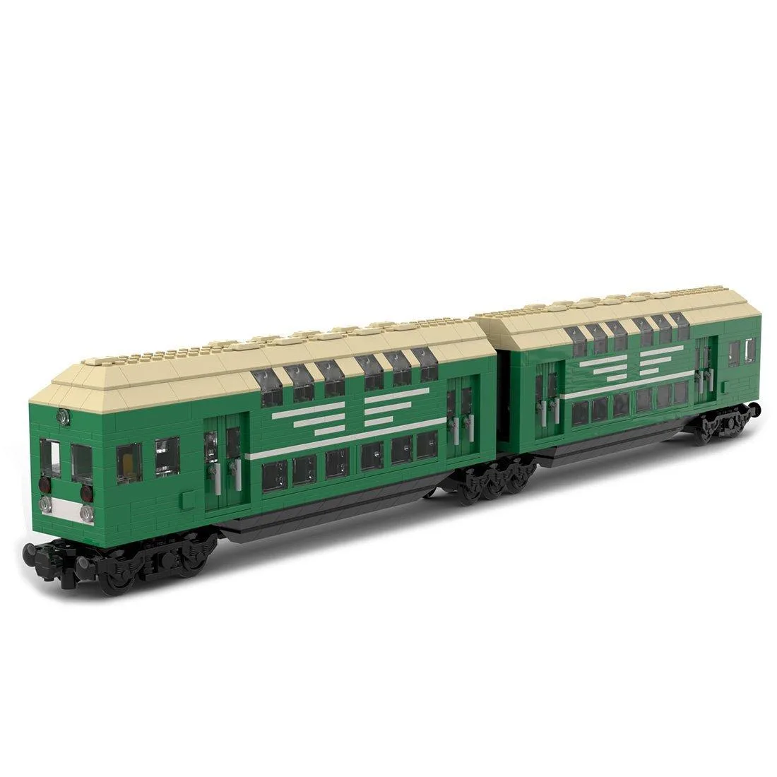 ZITIANYOUBUILD ZITIANYOUBUILD MOC-109281 7-Axle Train Carriage 1544 Parts — product photo