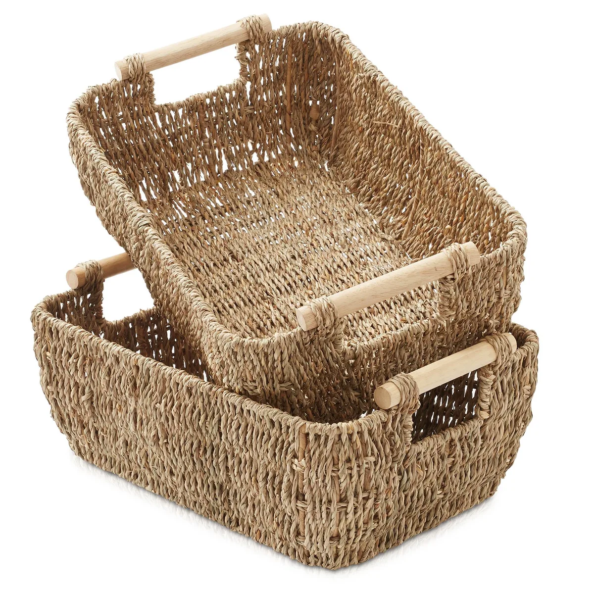 Casafield Casafield STO-S1221-NAT Medium Shelving Baskets (Set of 2) — product photo