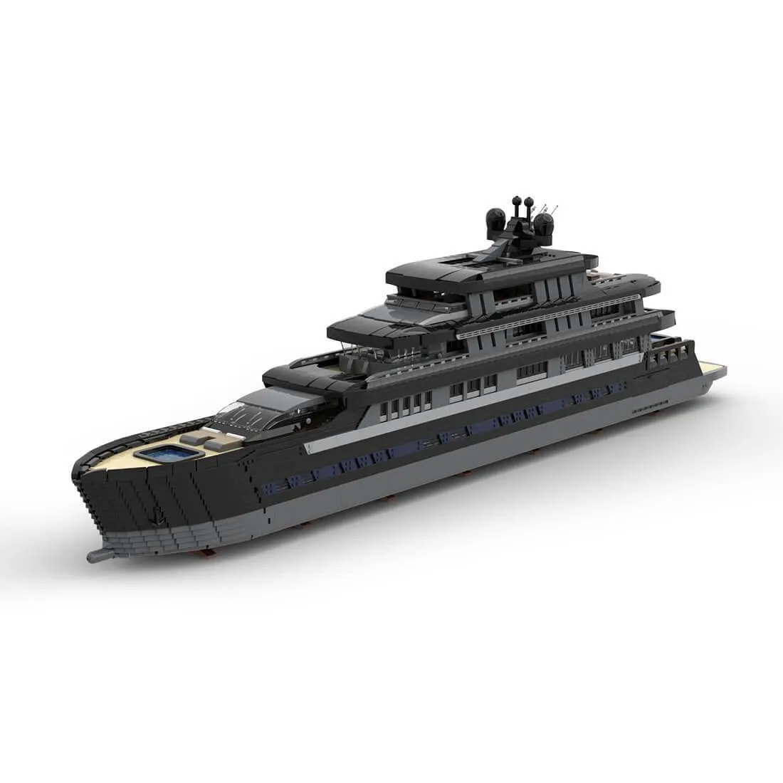 ZITIANYOUBUILD ZITIANYOUBUILD MOC-157340 Luxury Yacht 1:40 16185PCS — product photo