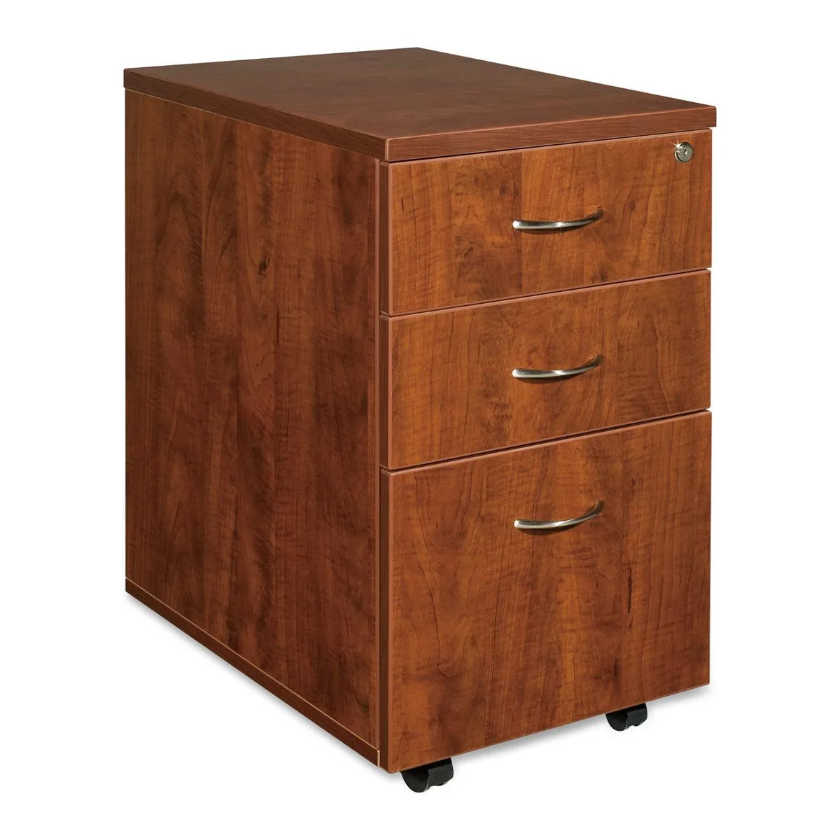 Lorell Lorell 69430 Mobile Pedestal Box/Box/File 16x22x28 Cherry office furniture — product photo