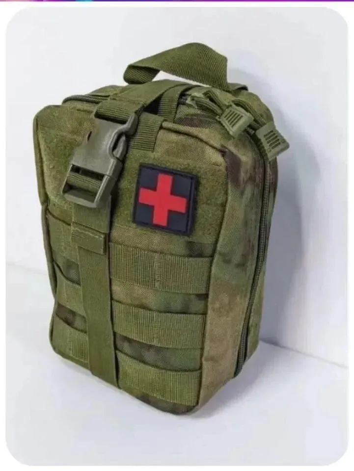 Universal Universal Tactical First Aid Pouch Ruins Green 20.5x15x10cm 600D Polyester — product photo