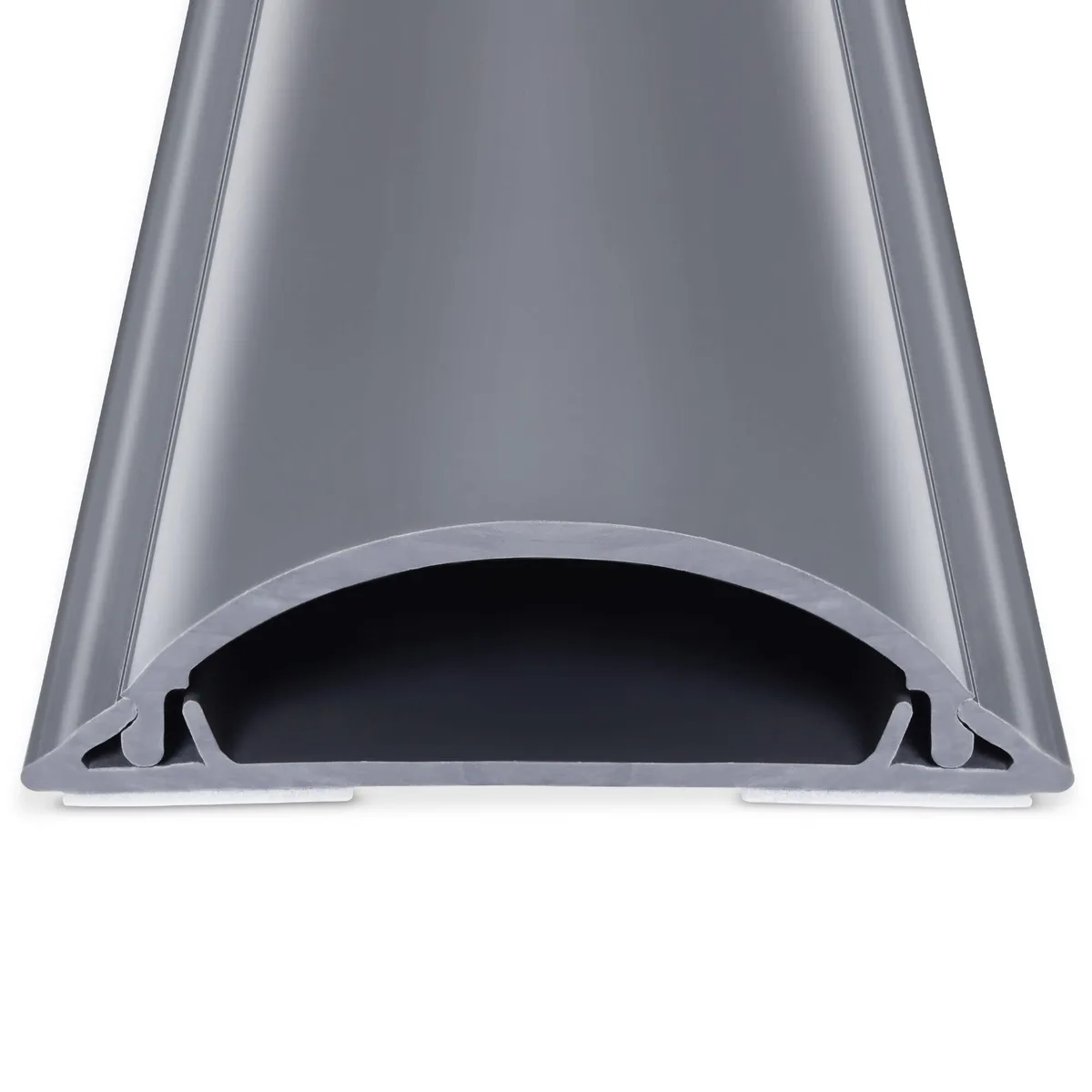  ZhiYo 34in Grey PVC Cord Cover 2x17in Self-Adhesive — product photo