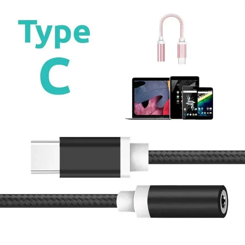 Hetai Tech Hetai Tech USB-C to 3.5mm Audio Adapter 0.5M — product photo