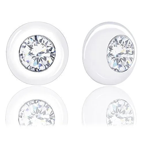 ORROUS &amp; CO ORROUS &amp; CO Legacy Collection 18k Gold Plated Cubic Zirconia Stud Earrings 5.00 carats — product photo