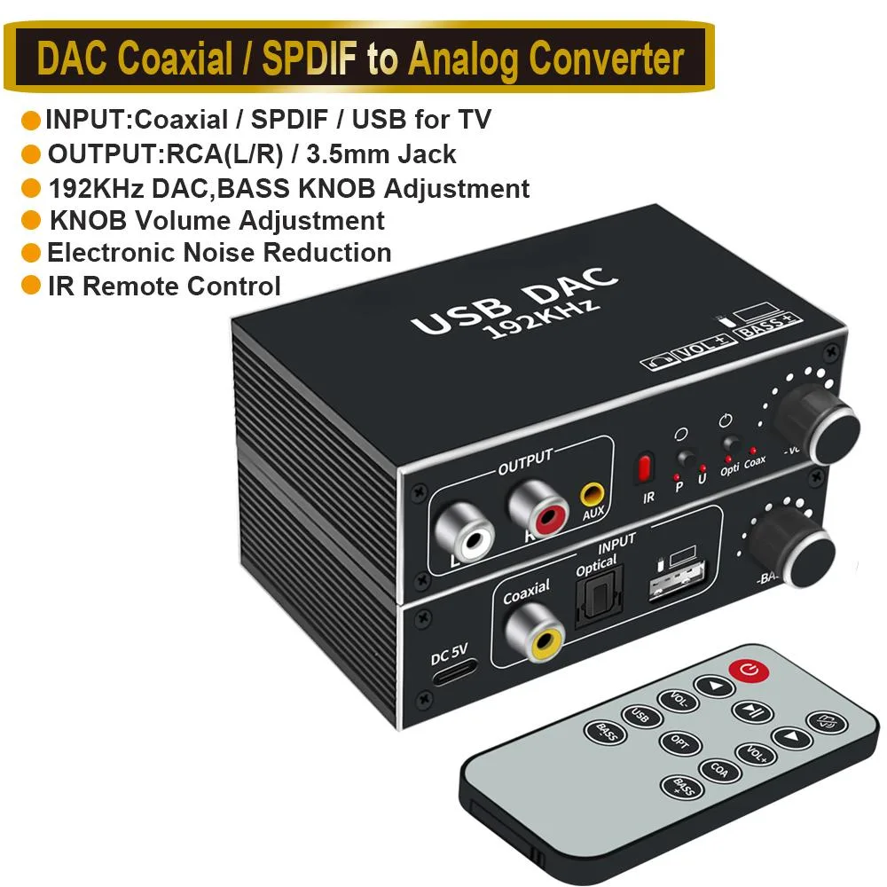 ESTONE ESTONE OZHL2 DAC audio video converter 192kHz 24-bit — product photo