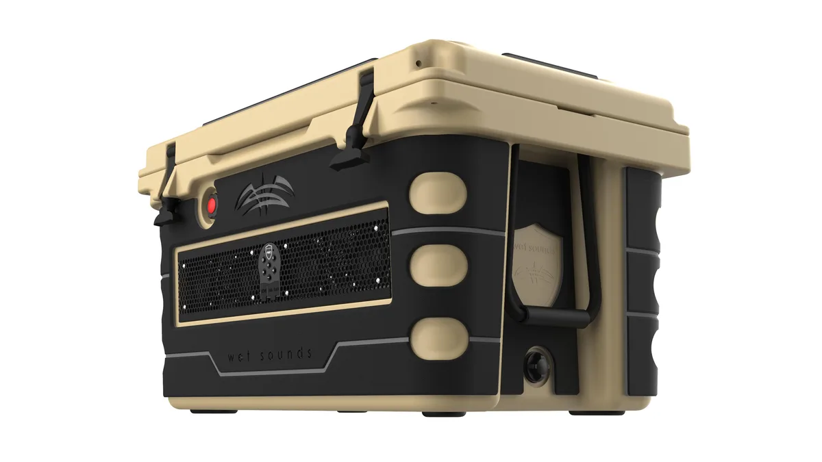 Wet Sounds Wet Sounds Stealth SHIVR-55-TAN Cooler Speaker System with GatorStep Kit — product photo