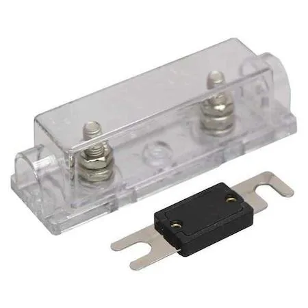 Transparent ANL fuse holder kit with clear housing