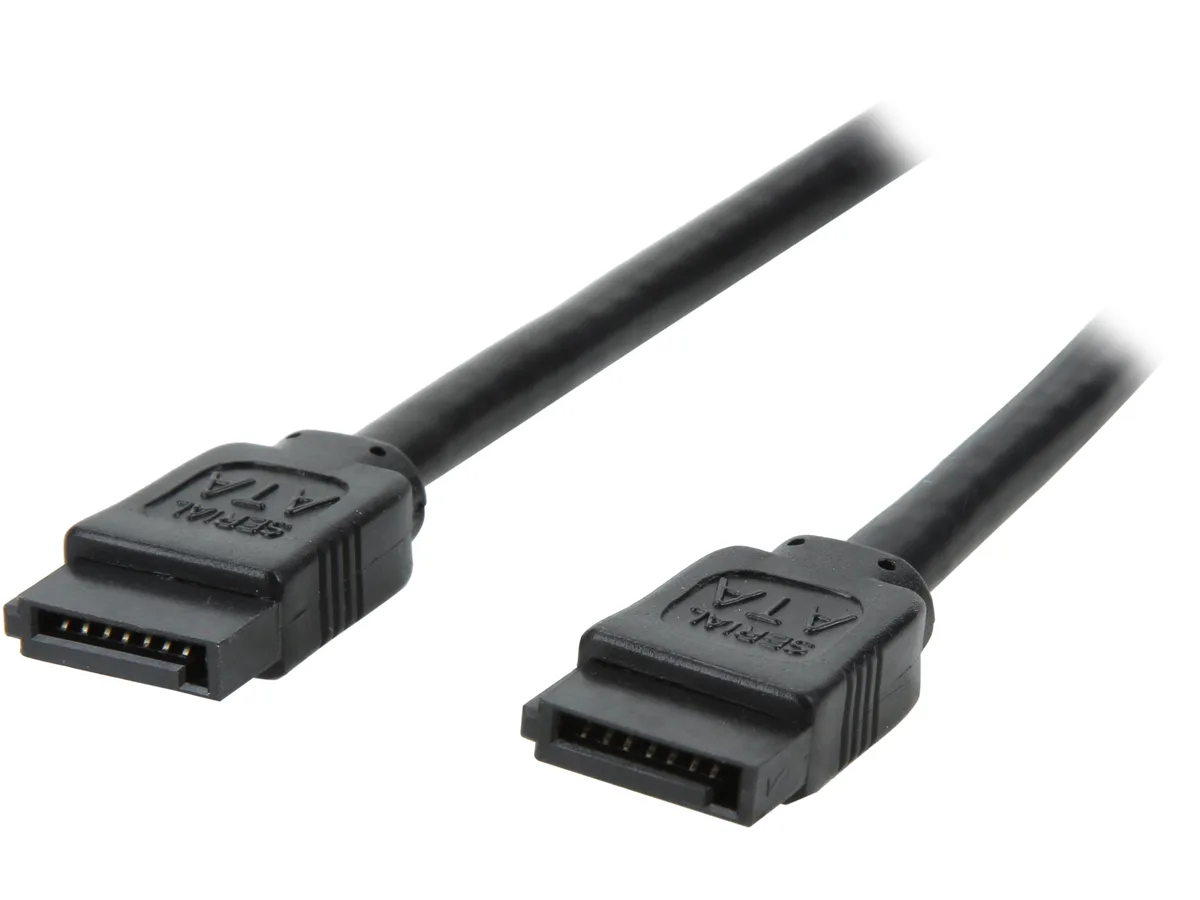 Nippon Labs Nippon Labs SATA3-R-1.5FT-BK 1.5 ft SATA cable — product photo