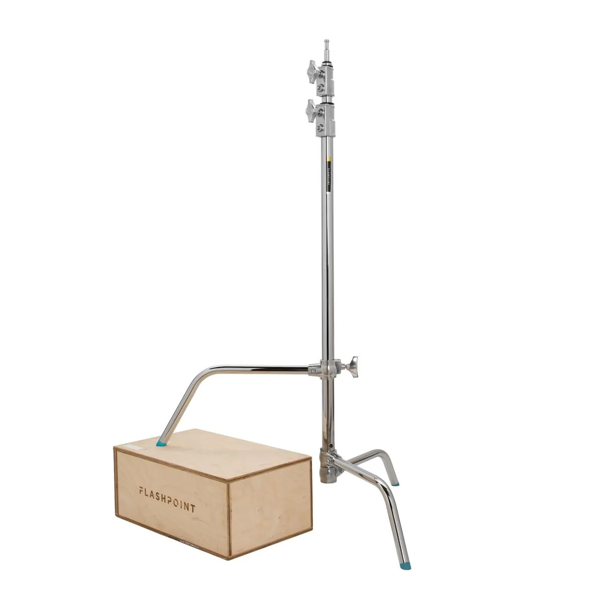 Flashpoint Brand Flashpoint 40" Quick Sliding Leg C-Stand Kit Chrome — product photo
