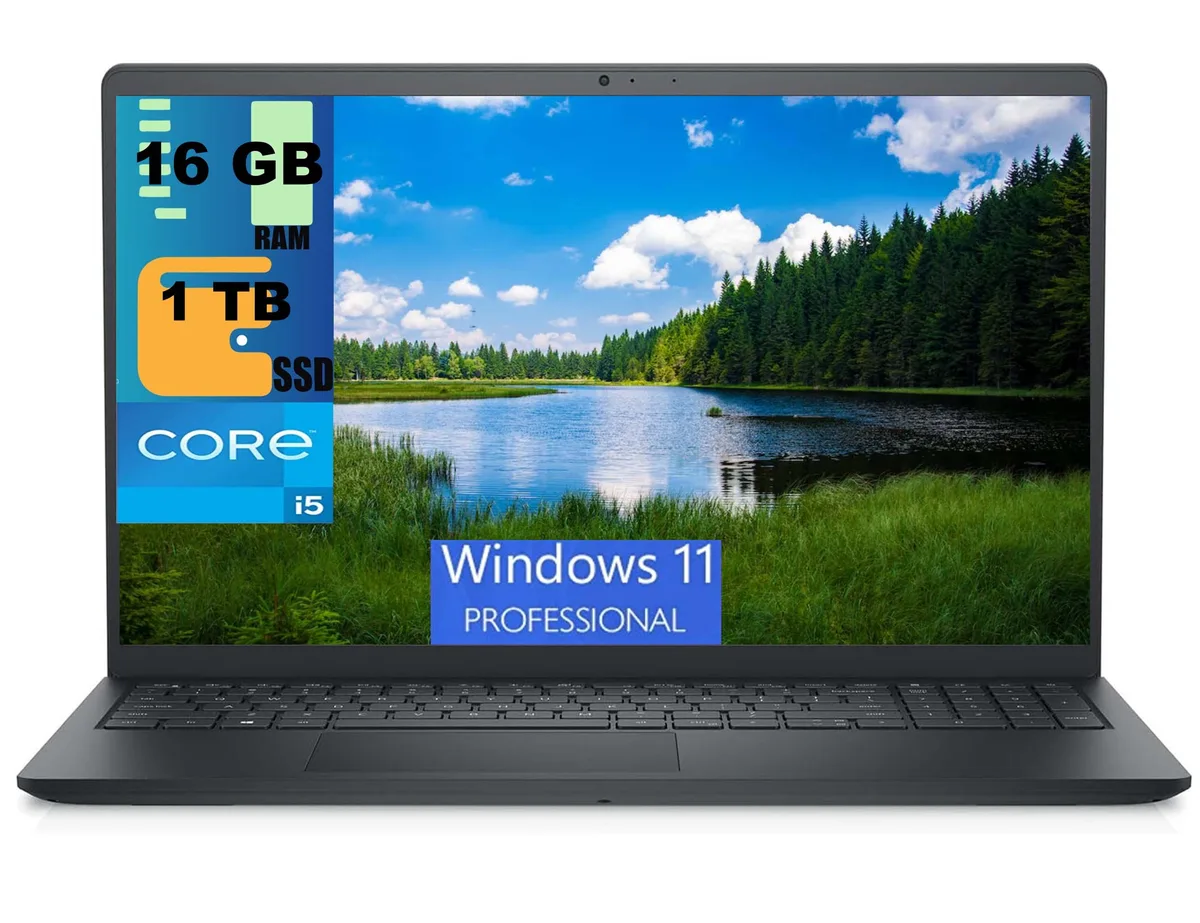DELL DELL Inspiron 15 laptop i5-1155G7 16GB 1TB PCIe SSD — product photo