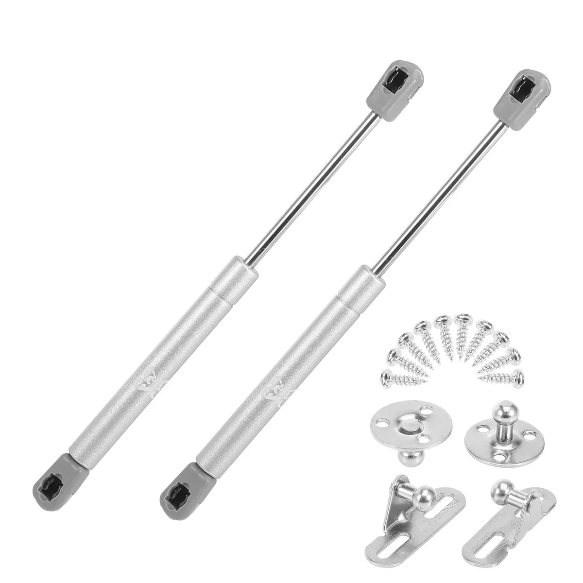 Unique-Bargains Unique-Bargains 2pcs 10in 45N Gas Strut Compressors Silver — product photo