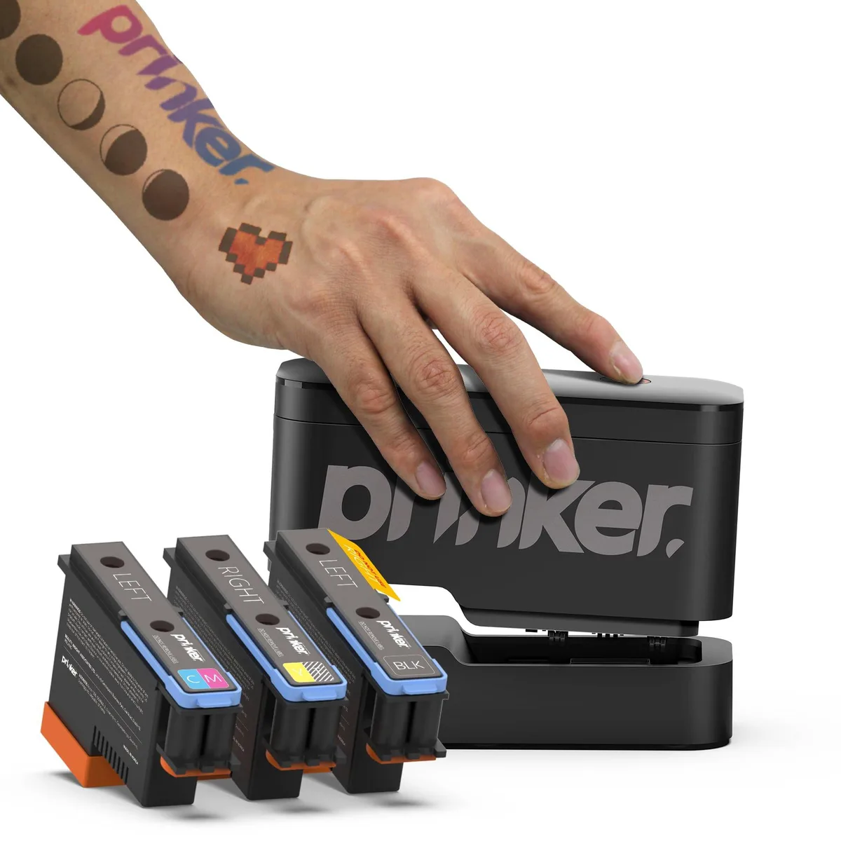PRINKER. COLOR YOUR WAY PRINKER. COLOR YOUR WAY S Temporary Tattoo Device with Color+Black Ink beauty - body — product photo
