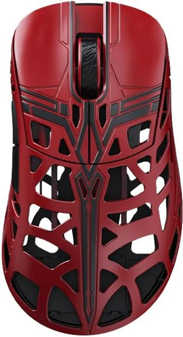BFKK BFKK Sword X Gaming Mouse 47g Red 8000Hz PAW3950HS 30000 DPI TTC Nihil Transparent Black Dot — product photo