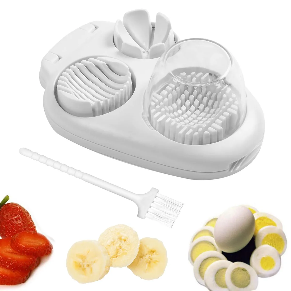 hinbkenla 0378 3-in-1 egg slicer stainless steel — product photo