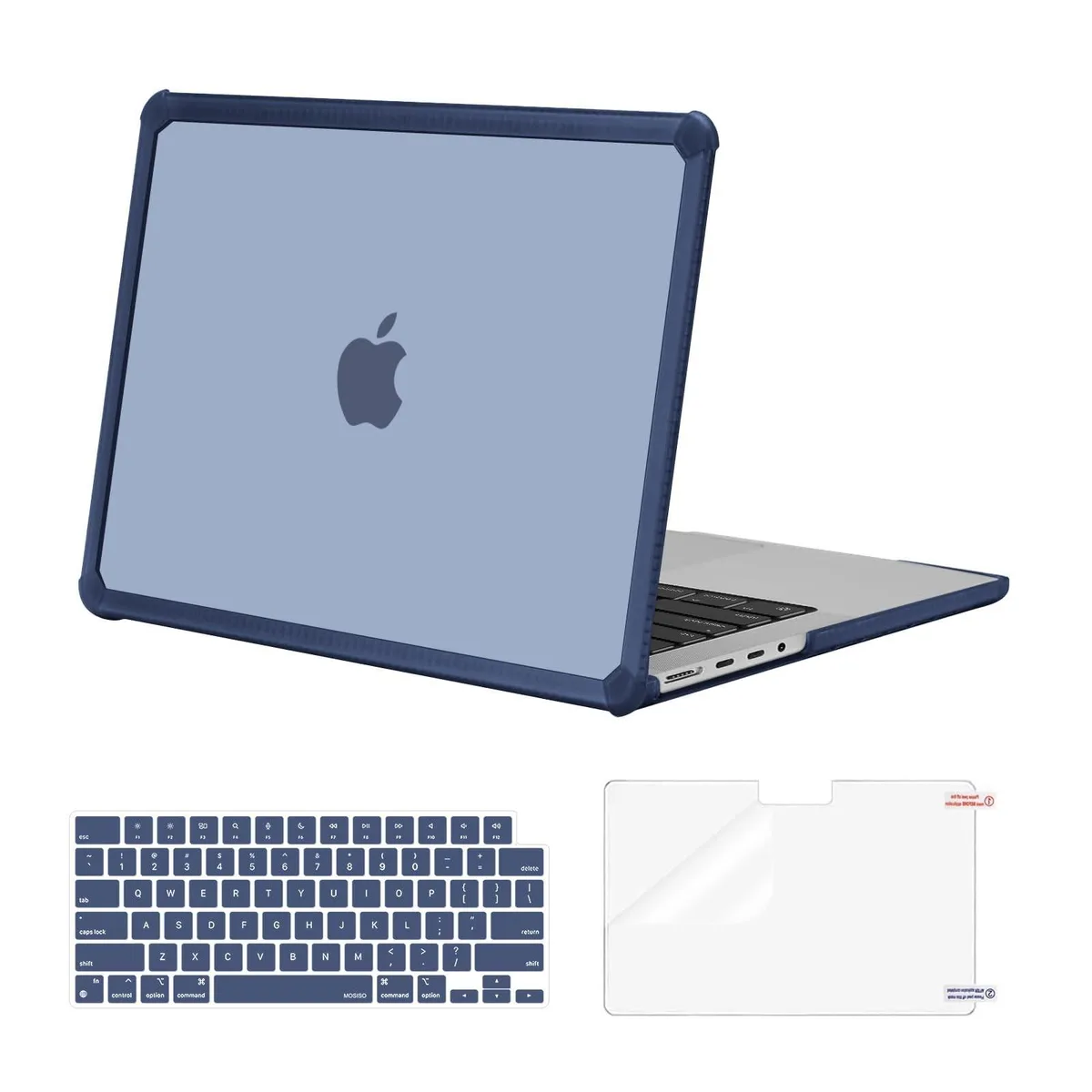 Mosiso Mosiso 14 inch MacBook Pro 2 in 1 accessory Haze Blue — product photo