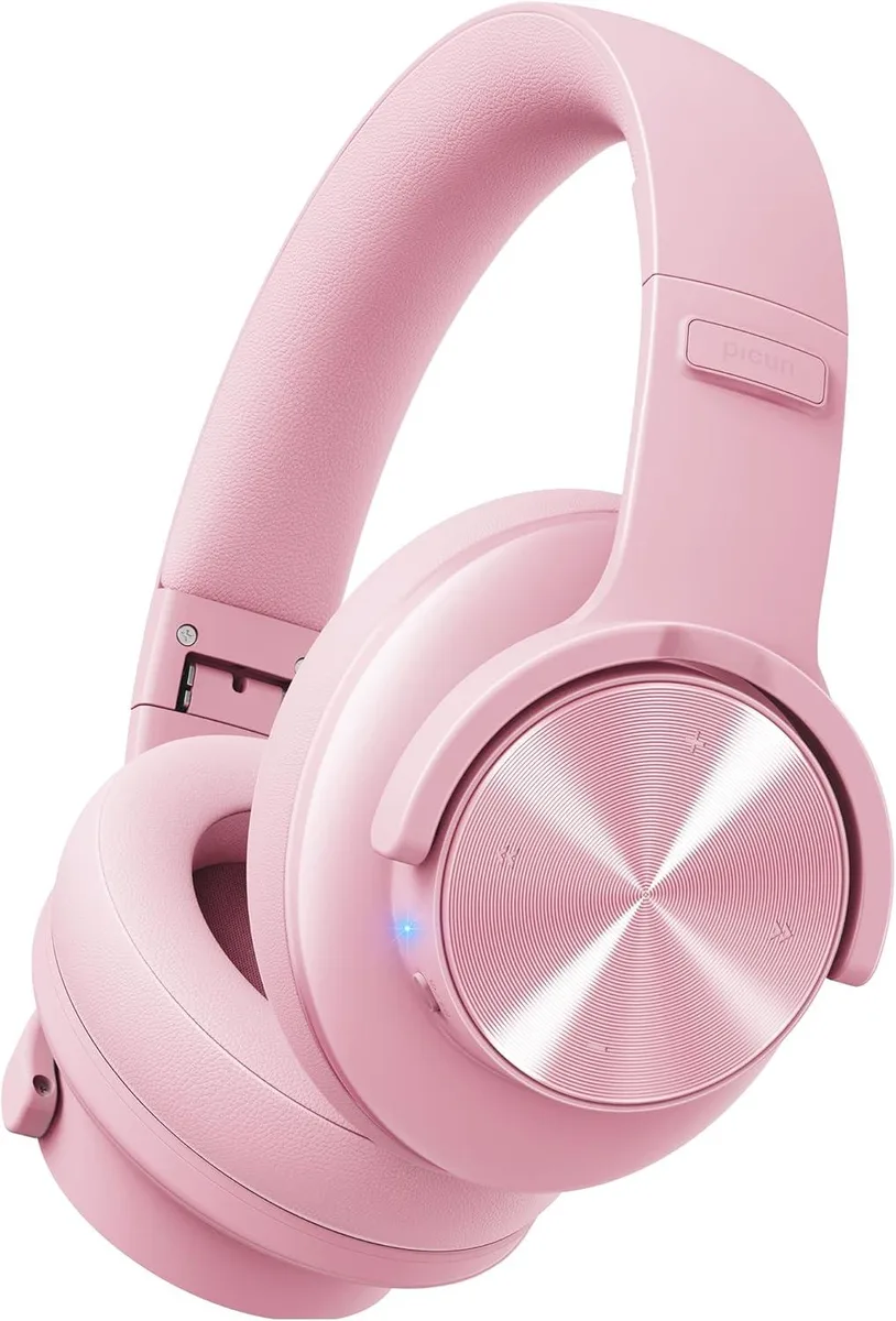 TUKO TUKO B8 Pink headphone, 40mm driver, 120h battery, 3 EQ modes — product photo