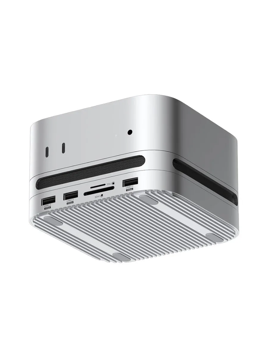 LORDWORLD LORDWORLD Mac mini M4 Hub 40Gbps M.2 SSD Enclosure Dustproof Stand — product photo