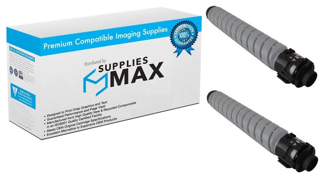 SuppliesMax SuppliesMax SAV842307_2PK Black Toner Cartridge 2-Pack 16500 Pages — product photo