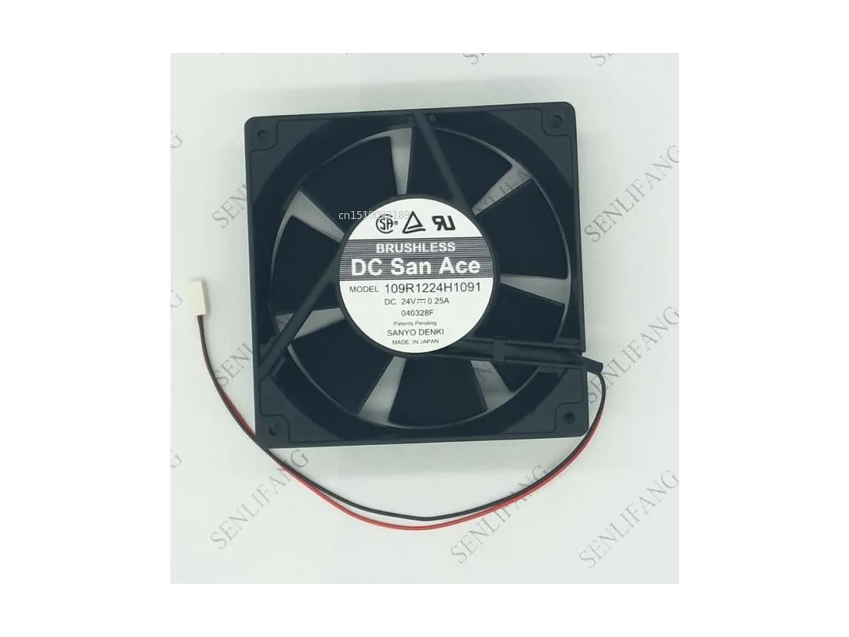 Fans Fans 109 R1224H1091 24V 0.25A 120*2 38 Spool Flow Case Fan — product photo