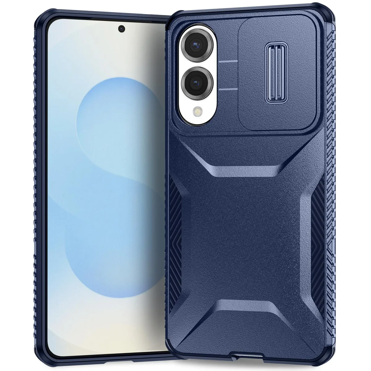 TYJKeJi TYJKeJi Fashion Cover Case for Samsung Galaxy S25 Edge Blue — product photo