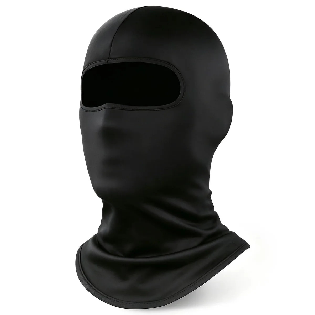 YESLIFE Black Balaclava UPF 50+ Unisex Polyester — product photo