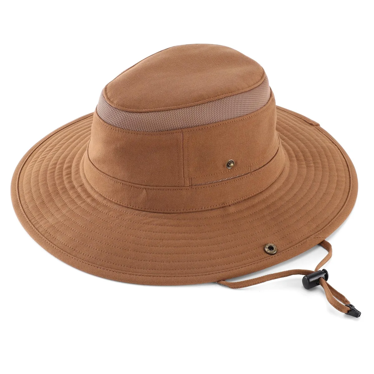  Home Prefer HP0569 UPF 50+ Wide Brim Sun Hat Mesh Crown Black — product photo