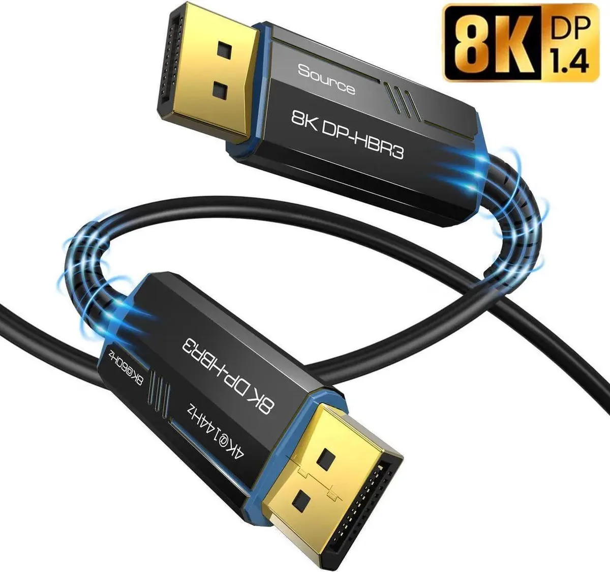 Vszerda Vszerda Fiber Optic DisplayPort 1.4 Cable 100ft 8K@60Hz 4K@144Hz 32.4Gbps — product photo
