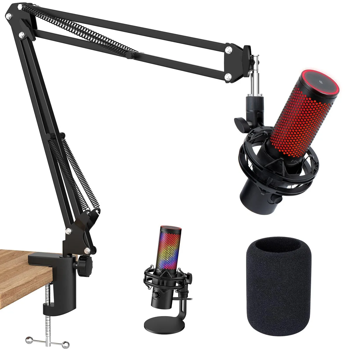  SUNMON QuadCast 2 Boom Arm, 26.8" reach, 1.4 kg load, black — product photo