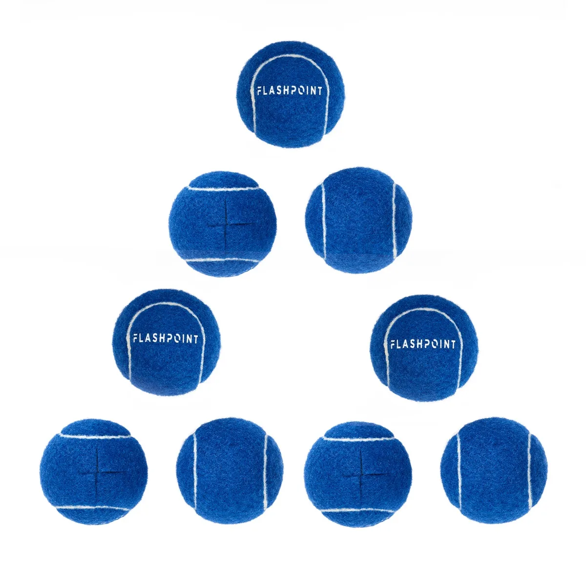 Flashpoint Brand Flashpoint Brand Pre-Cut Tennis Balls for Light Stands 9-Pack — product photo