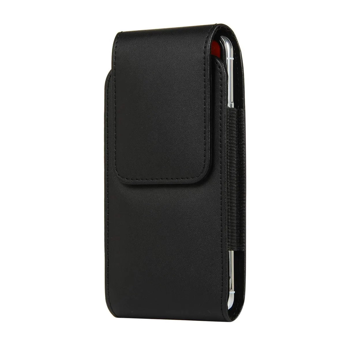 SOEWIOU SOEWIOU PU Leather Swivel Clip Holster Black 6.5 inch — product photo