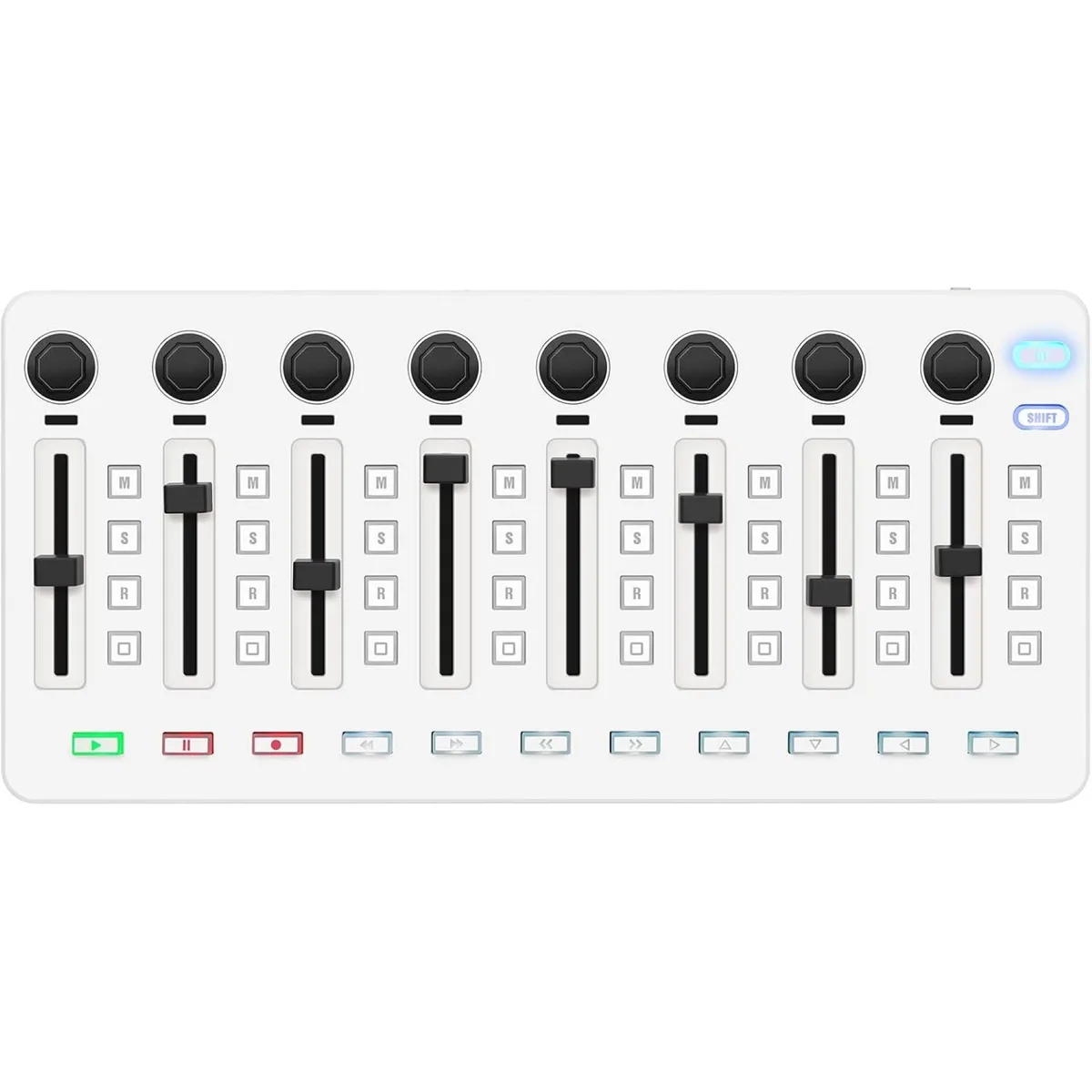 M-Wave M-Wave MWSMCMIXERW Wireless MIDI Controller 8 Knobs DJ Mixer — product photo
