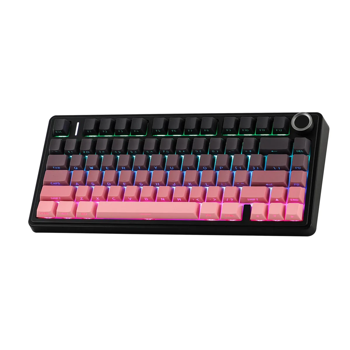 Epomaker Epomaker F75 75% Wireless Gaming Keyboard Black Pink — product photo