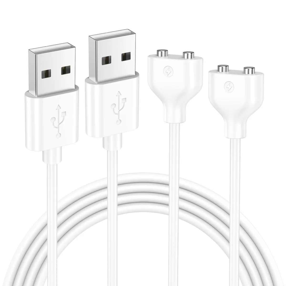 No Sew No Sew 2-Pack 6mm Magnetic USB DC Charging Cable 80cm .24in charger — product photo