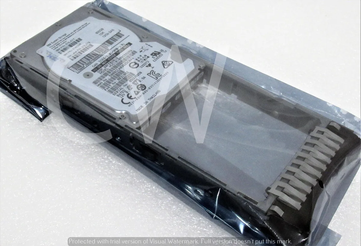 IBM IBM HUC101890CSS200 900GB 10000RPM 12Gbps 2.5" SAS internal hard drive with caddy — product photo