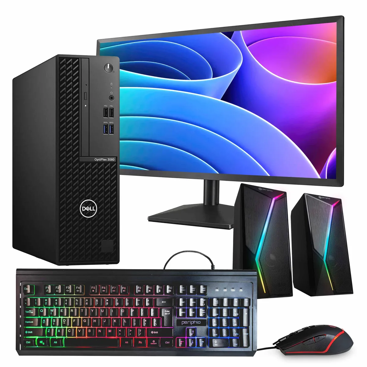 DELL DELL OptiPlex 3080 Desktop PC i7-10700 32GB DDR4 1TB SSD 24" Monitor — product photo