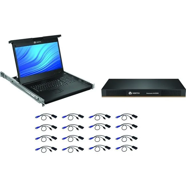 Avocent Avocent LRA185KMM16DG01 18.5" 16-port KVM switch — product photo