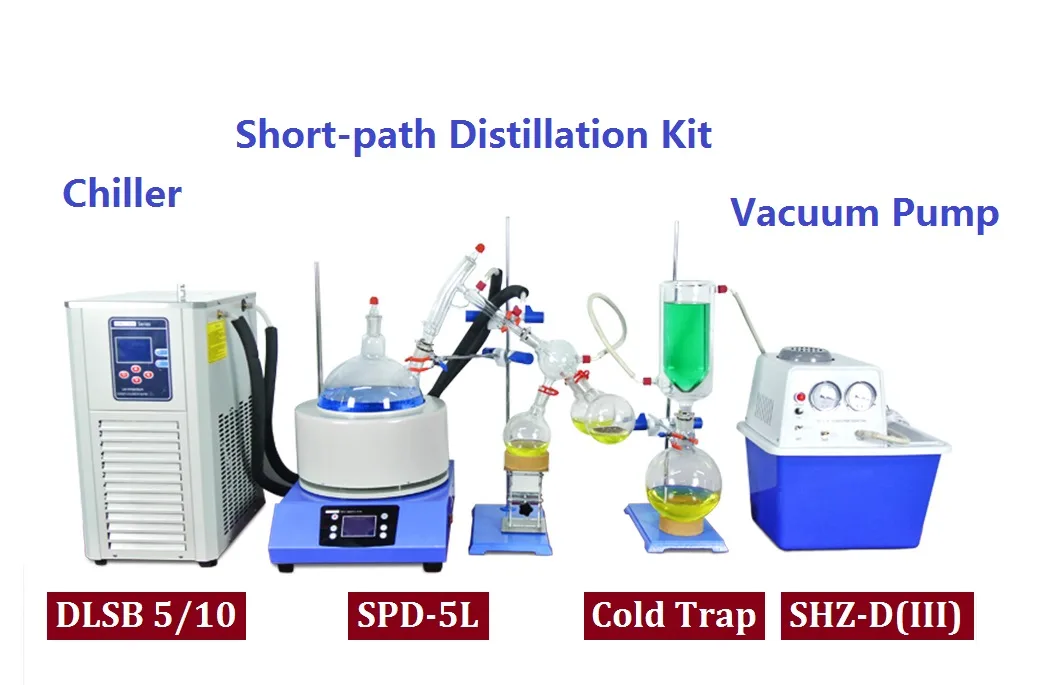 HNZXIB HNZXIB SPD-5L 5L Short Path Distillation Water Circulating Vacuum Pump Cooling Chiller 110V — product photo