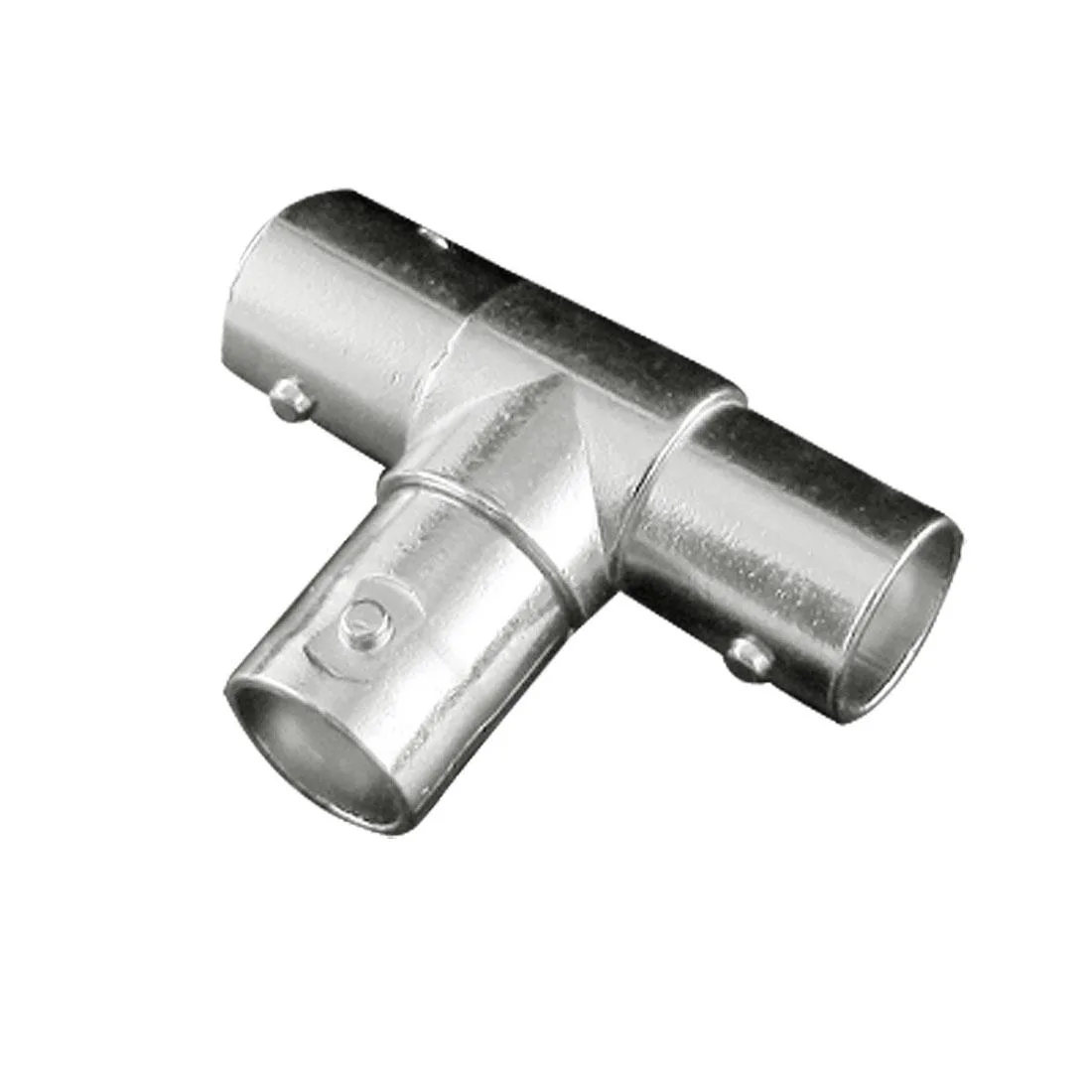 Unique-Bargains Unique-Bargains BNC Female to Double Female Adapter 1.25"L x .8"W Silver Tone 10.1g — product photo