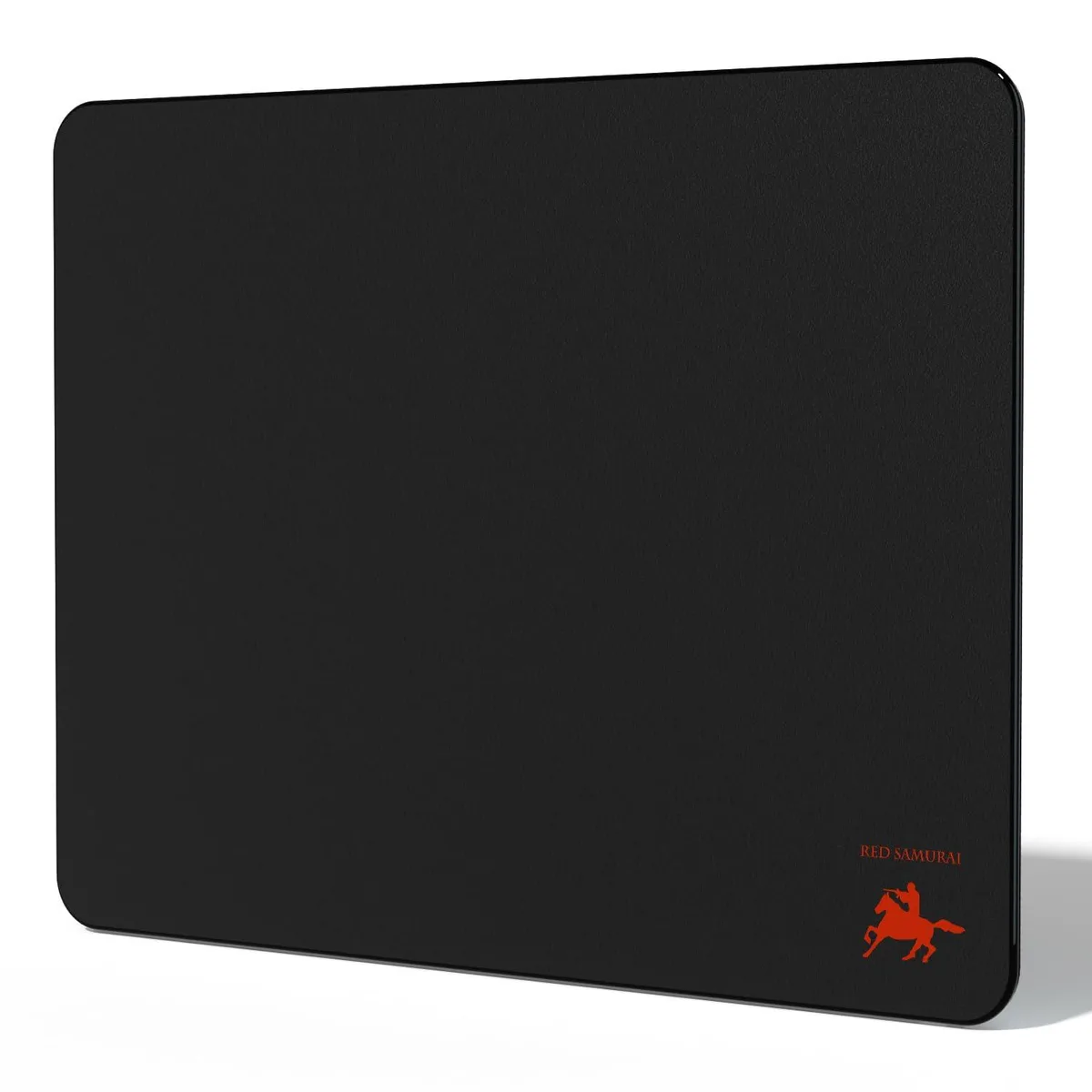 RED SAMURAI Glass Mousepad 16.1 x 12.2 in 2mm Black — product photo