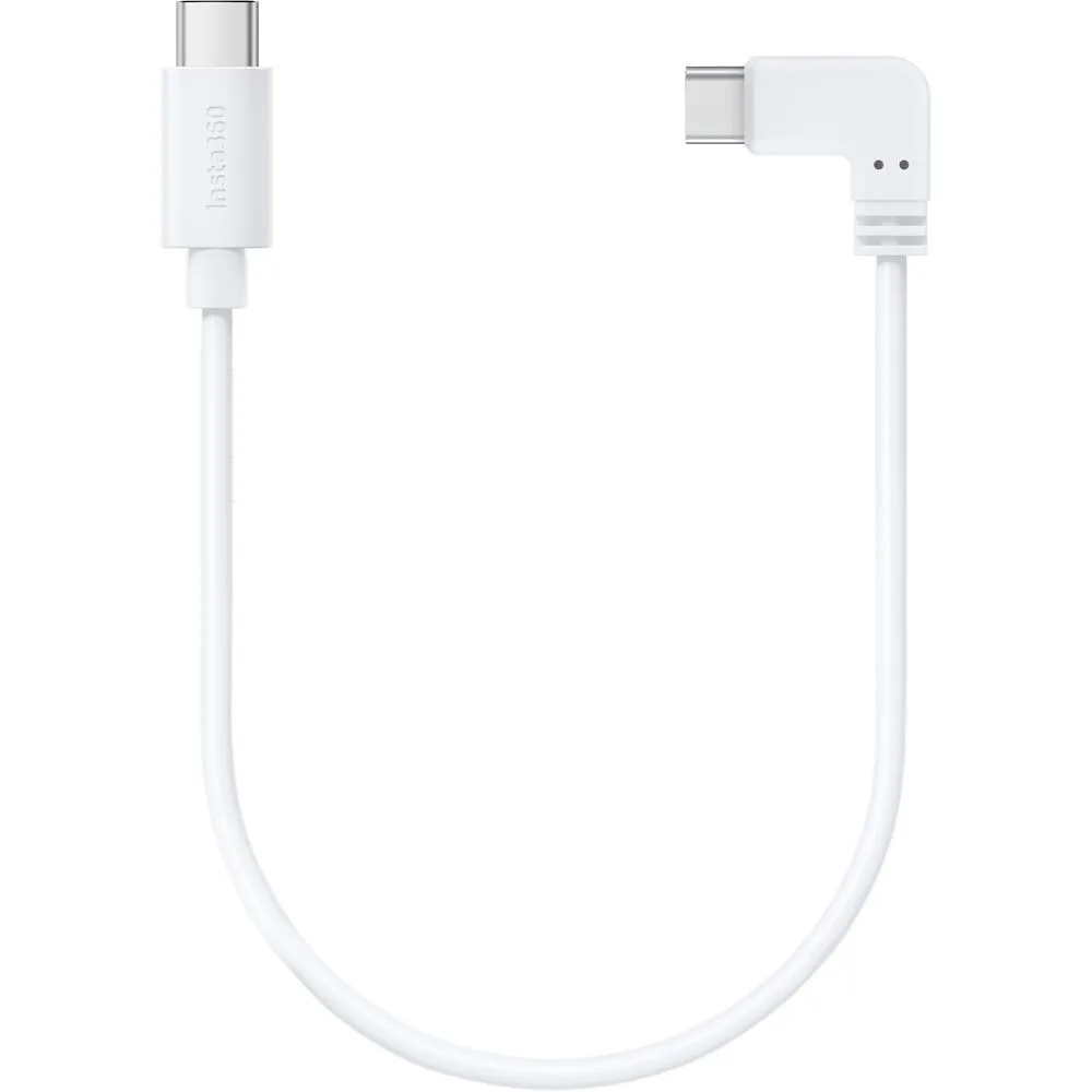 Insta360 Insta360 USB-C to USB-C 6" Power Cable White CINSBBBC — product photo
