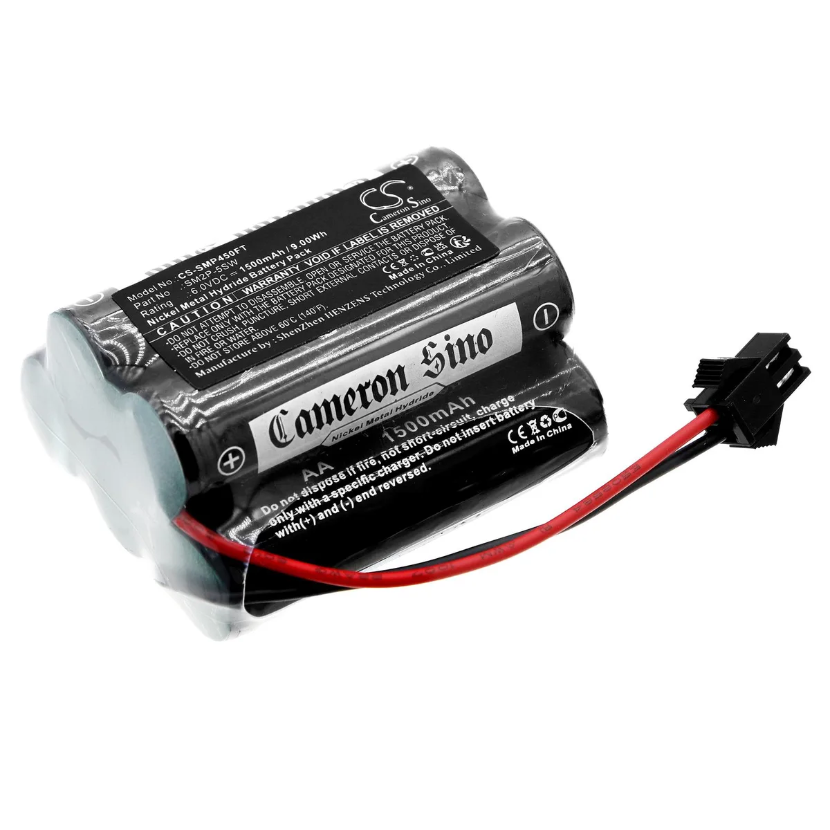 Cameron &amp; Co Cameron &amp; Co DS-CS-SMP450FT 6.0V 1.5Ah Ni-MH standard battery — product photo