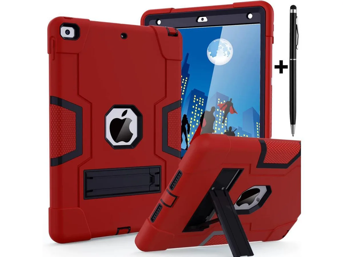 BONAEVER BONAEVER iPad 10.2 inch Case Red 2021 2020 2019 — product photo