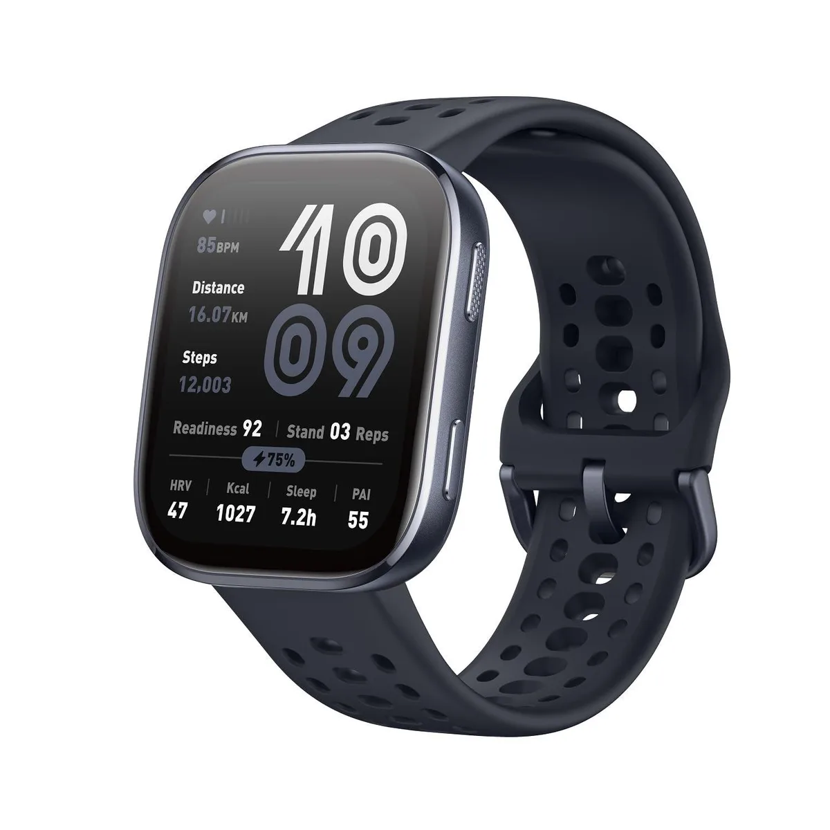  Amazfit Bip 6 Smart Watch 44mm Black 1.97" AMOLED GPS Bluetooth 14-day battery — product photo